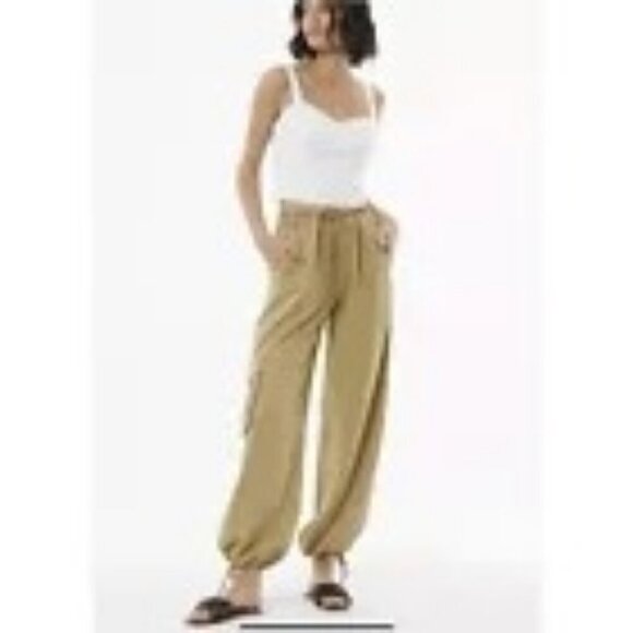 YFB Young Fabulous & Broke Baggy Klem Cargo Pants Hi-Rise Willow Pigment Women S - Picture 7 of 13